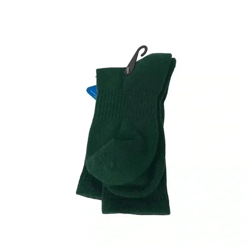CHAMPION SOCKS WOMENS S/M FITS 6-10 ATHLETIC ALL-SPORT CREW DARK GREEN - Picture 7 of 7